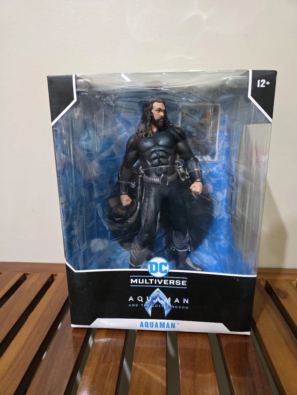 DC Aquaman 12in. Action Figure - Black and Dark Gray Armor *See Details